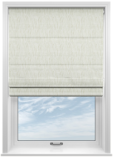 Culross (Blackout), Speckled White - Roman Blind